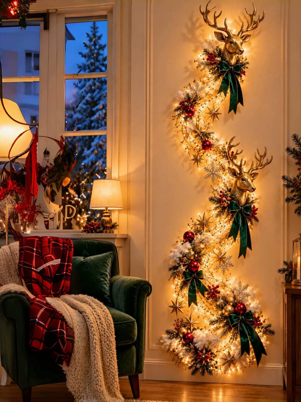 Christmas Themed LED Wall Night Light