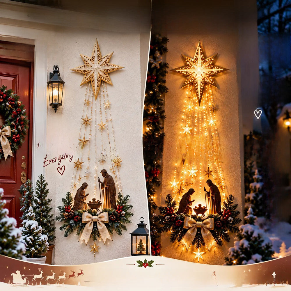 Hanging LED Christmas Light Decoration