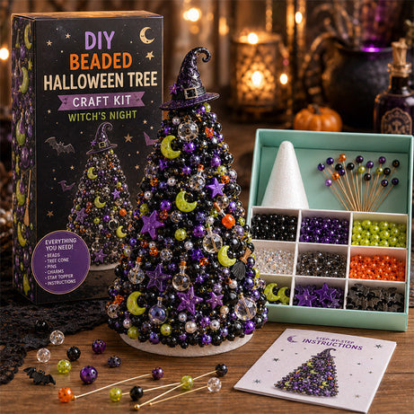Cross-border bestseller DIY Beaded Christmas Tree Craft Kit