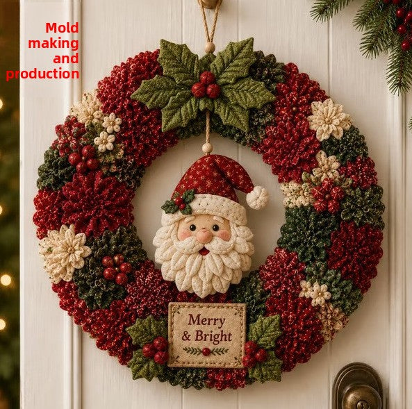 DIY Fabric Christmas Wreath Craft Kit
