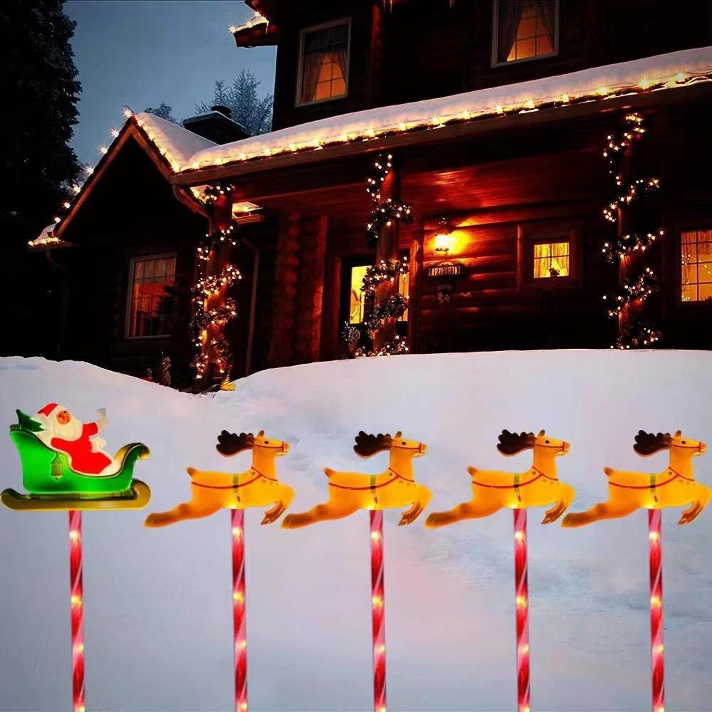 Solar Powered Christmas Decorative Outdoor Lights