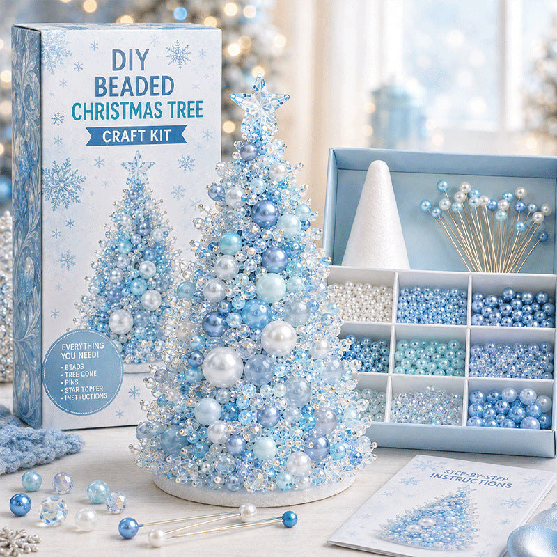 Cross-border bestseller DIY Beaded Christmas Tree Craft Kit