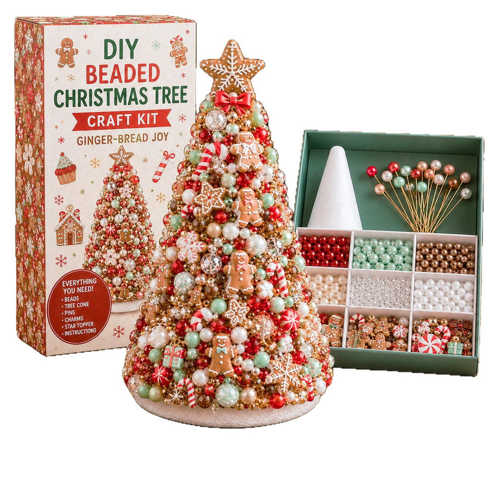 Cross-border bestseller DIY Beaded Christmas Tree Craft Kit
