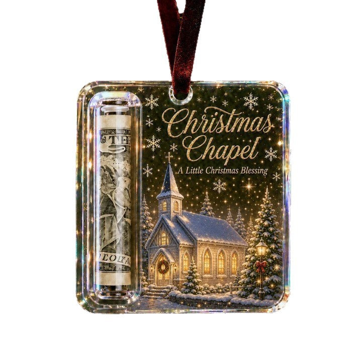 Cash Gift Ornament an acrylic hanging decoration