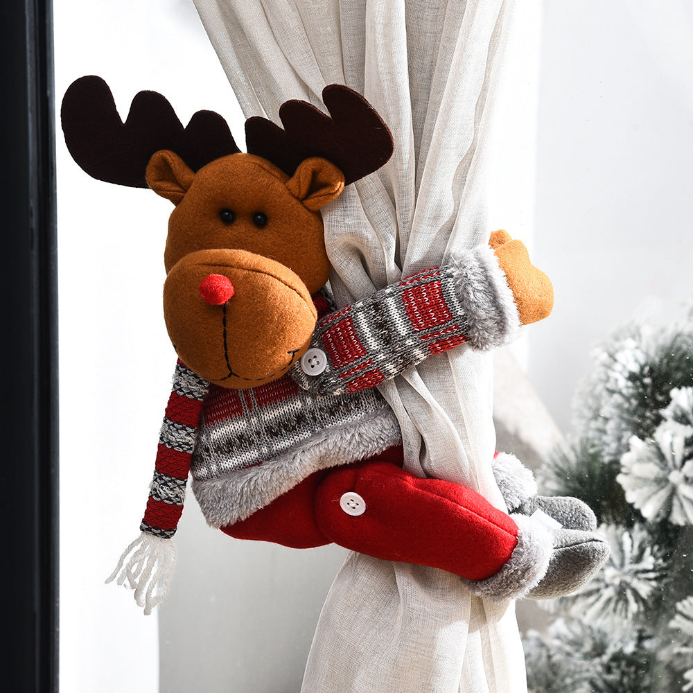 Christmas Curtain Tiebacks