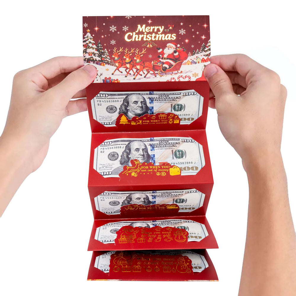 Christmas Dollar Red Envelope Party Money Box