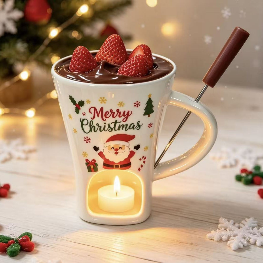 Christmas chocolate mug