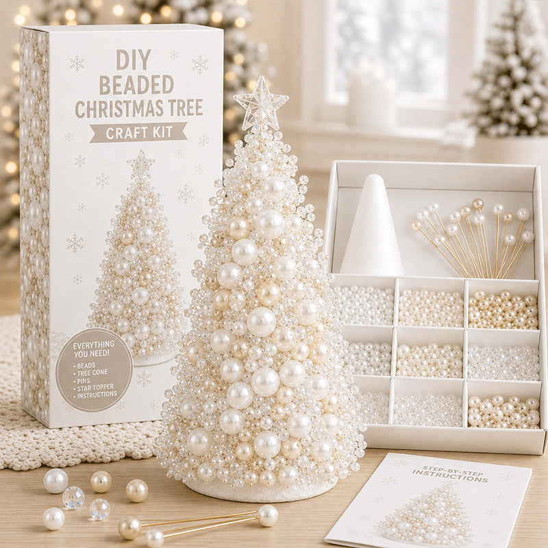 Cross-border bestseller DIY Beaded Christmas Tree Craft Kit