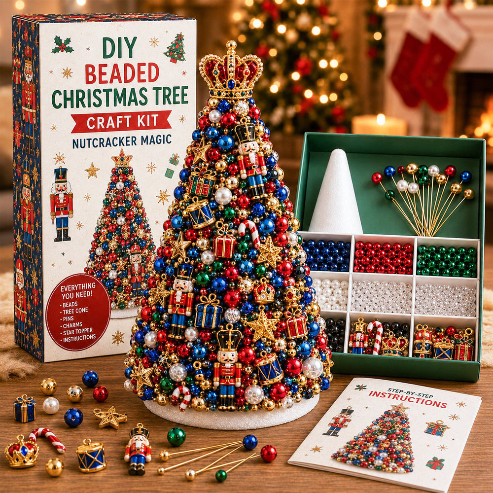 Cross-border bestseller DIY Beaded Christmas Tree Craft Kit