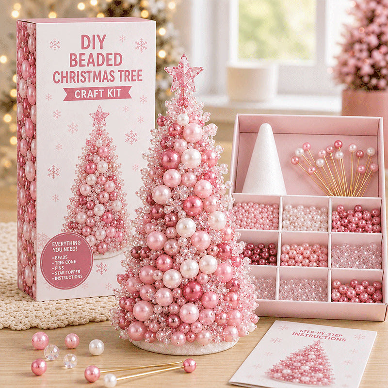 Cross-border bestseller DIY Beaded Christmas Tree Craft Kit