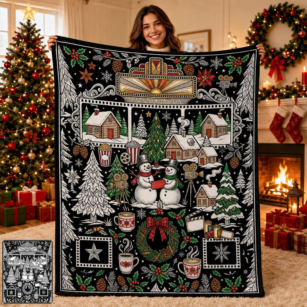 DIY Christmas Coloring Blanket
