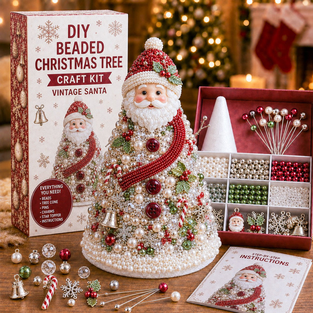 Cross-border bestseller DIY Beaded Christmas Tree Craft Kit
