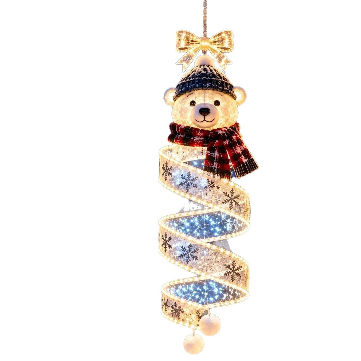 Hanging LED Light-Up Christmas Ornaments