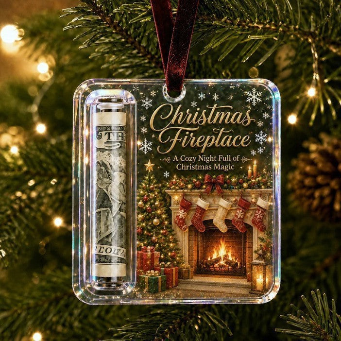 Cash Gift Ornament an acrylic hanging decoration