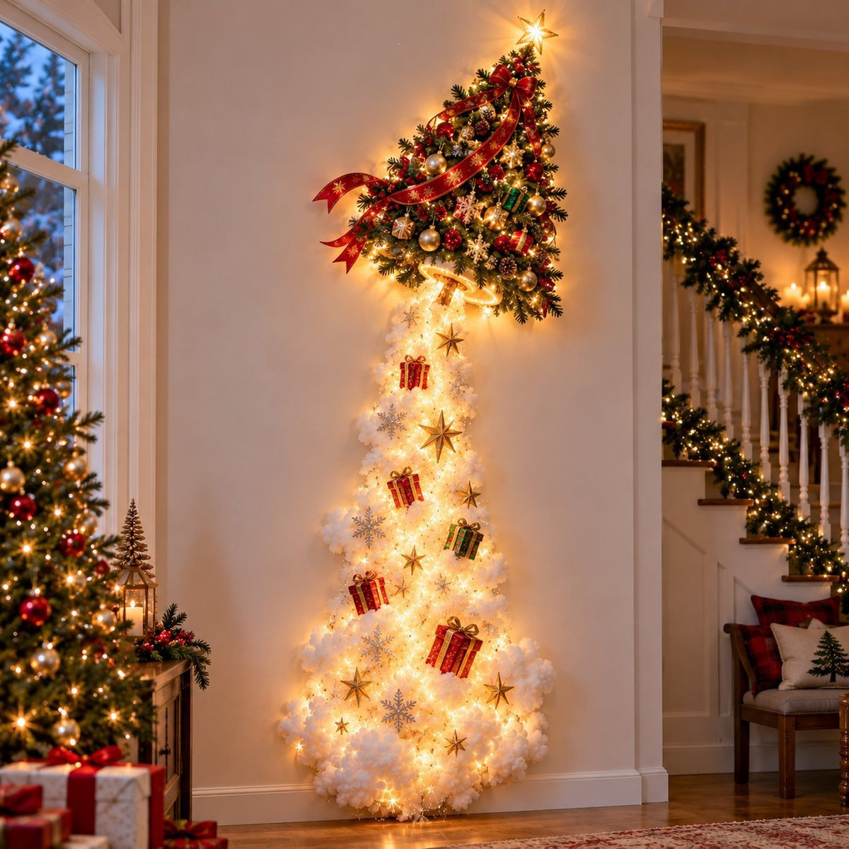 DIY Christmas Magic LED Wall Light, 60 cm