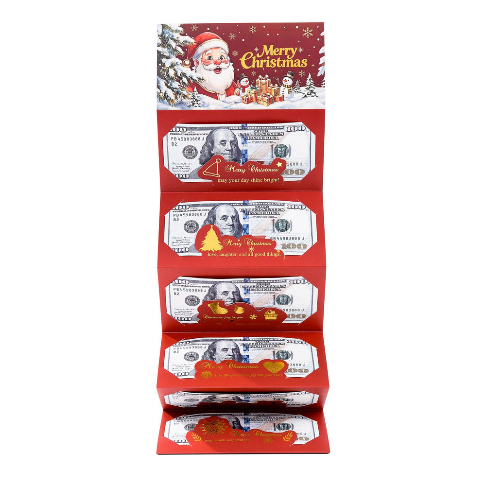 Christmas Dollar Red Envelope Party Money Box