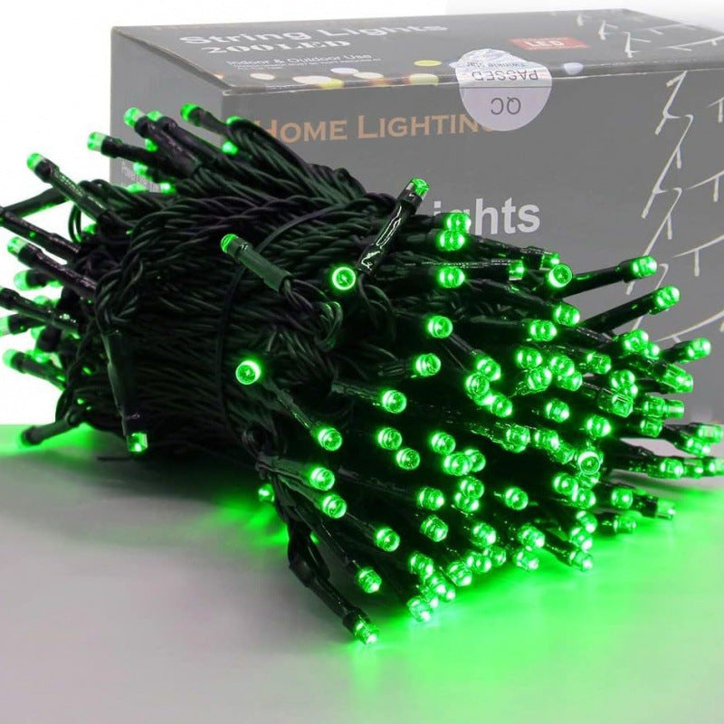 Solar Outdoor Christmas String Lights – Waterproof, 8 Lighting Modes