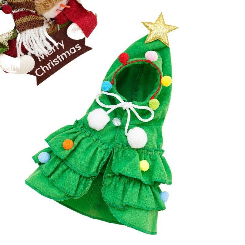 Christmas Tree Pet Cloak