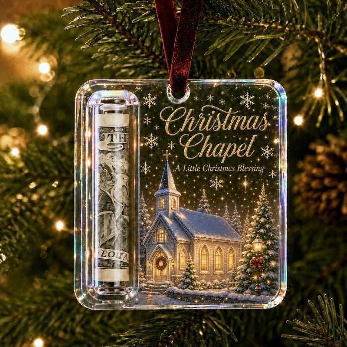 Cash Gift Ornament an acrylic hanging decoration