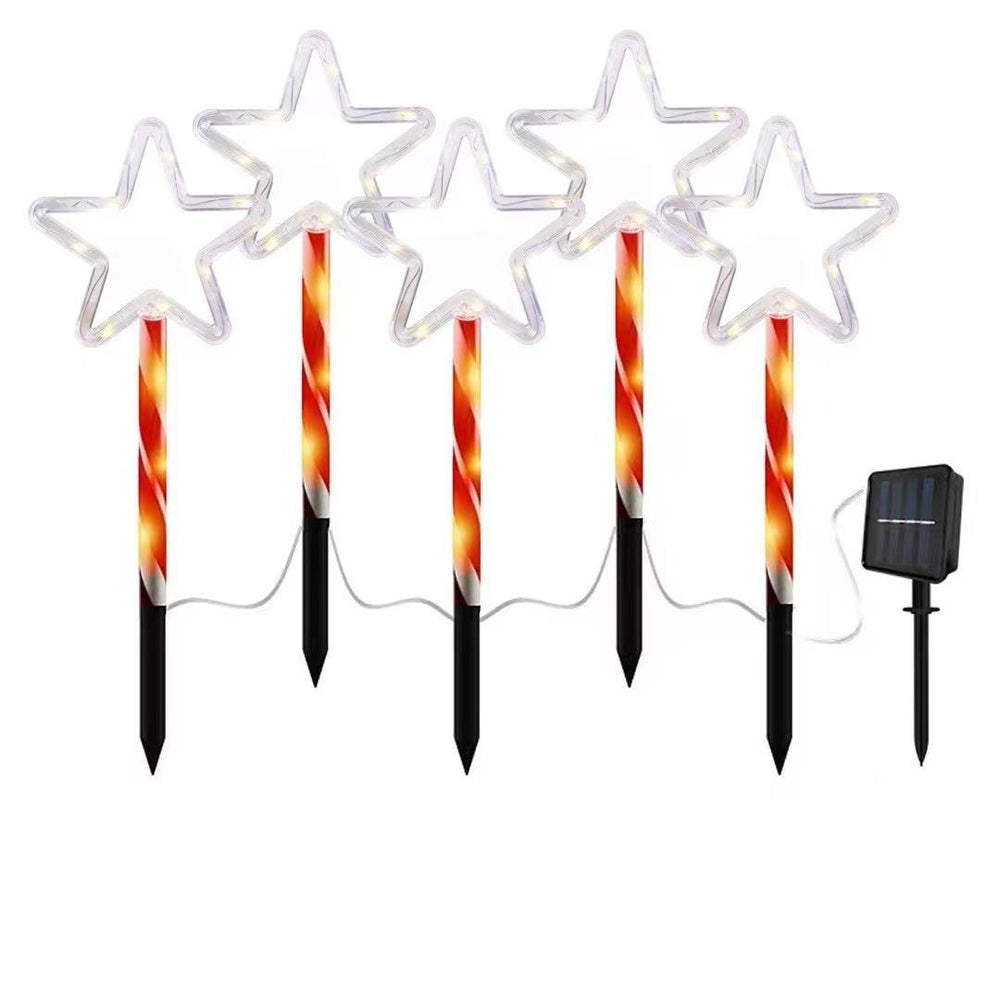 Solar Powered Christmas Decorative Outdoor Lights