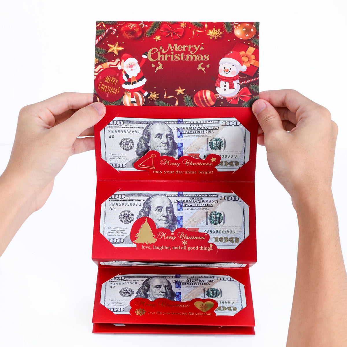 Christmas Money Gift Envelope with 6 Pockets