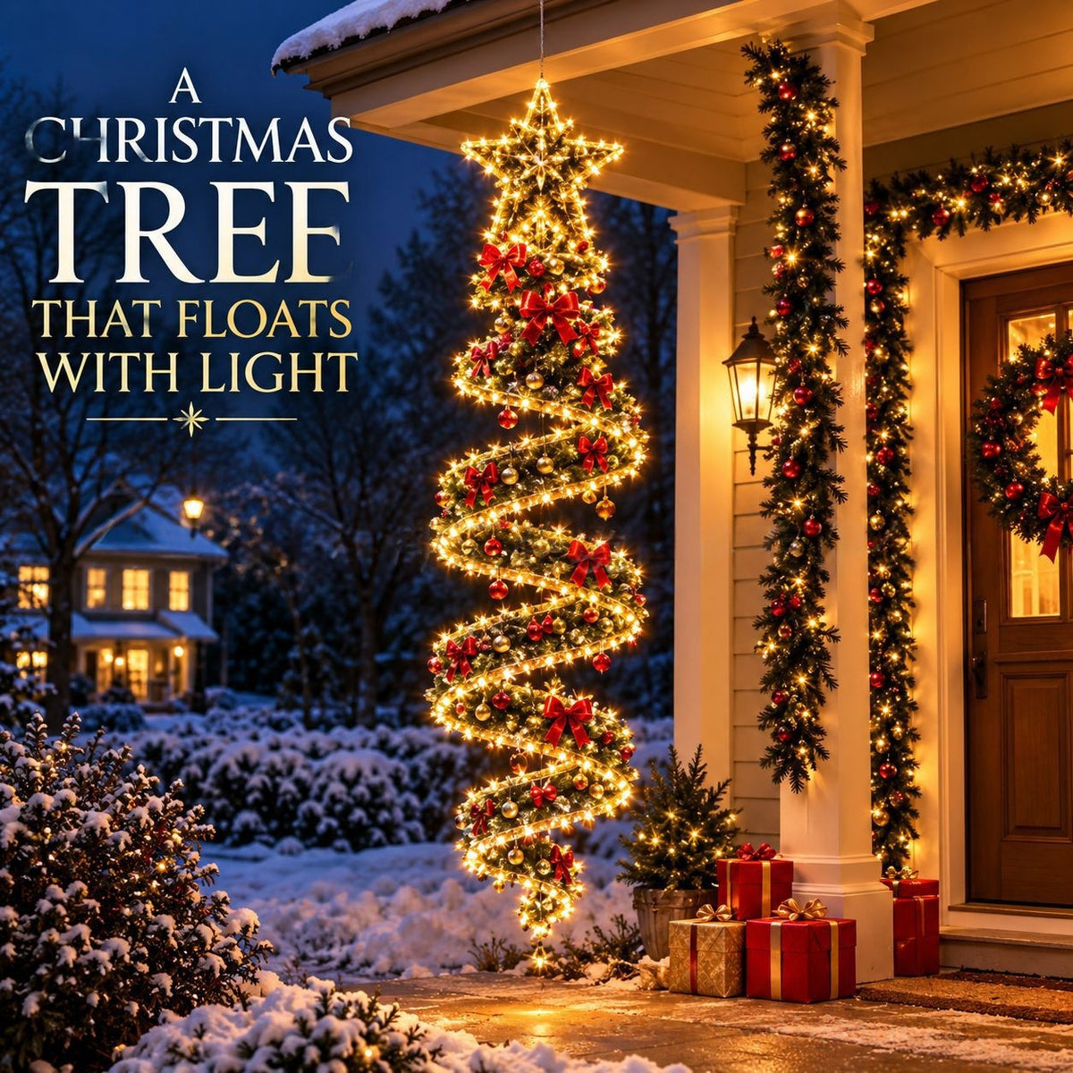 Hanging LED Light-Up Christmas Ornaments