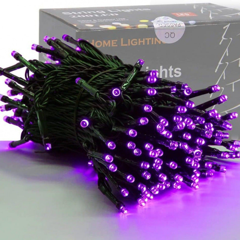 Solar Outdoor Christmas String Lights – Waterproof, 8 Lighting Modes