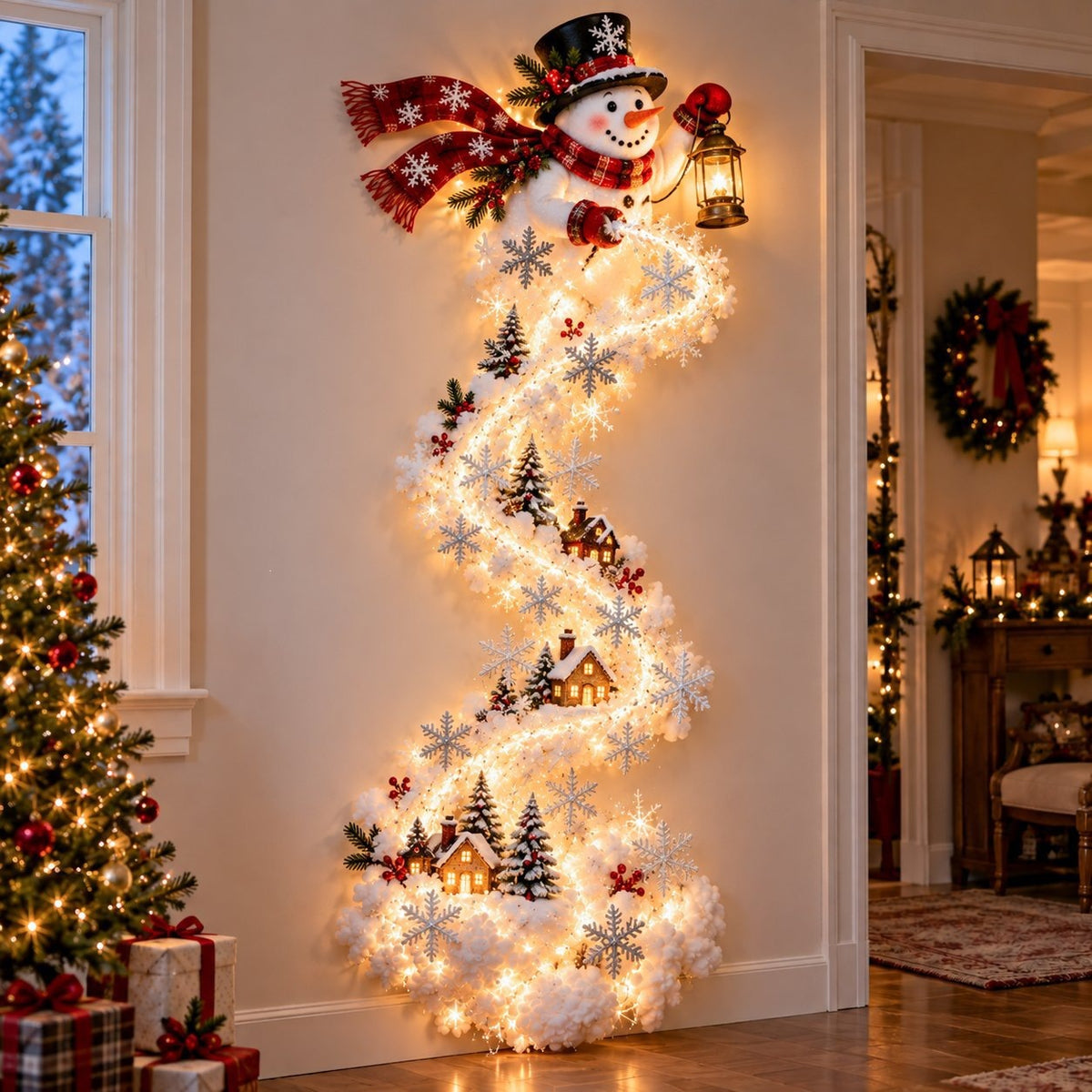 DIY Christmas Magic LED Wall Light, 60 cm