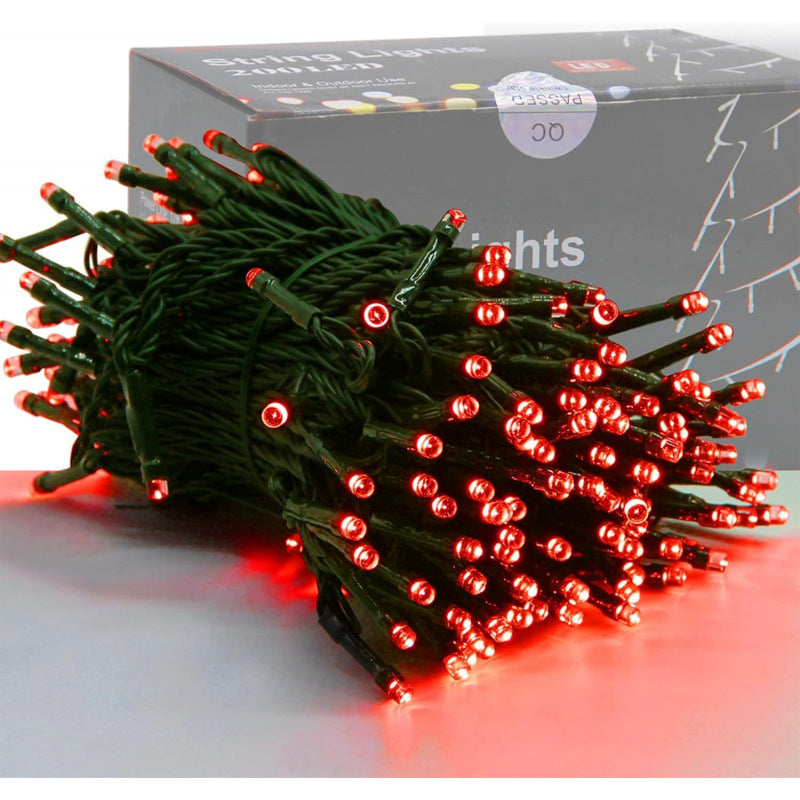 Solar Outdoor Christmas String Lights – Waterproof, 8 Lighting Modes