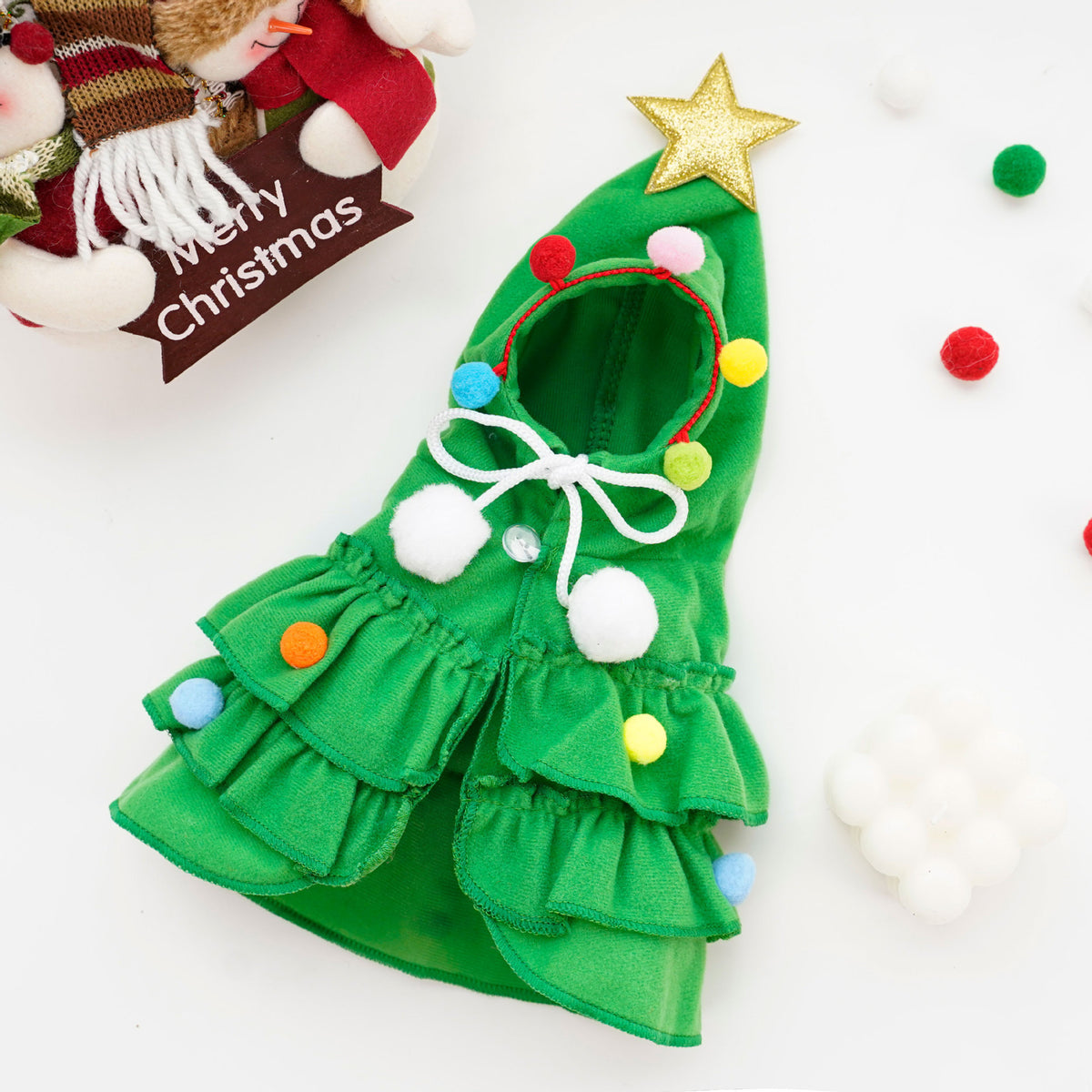 Christmas Tree Pet Cloak