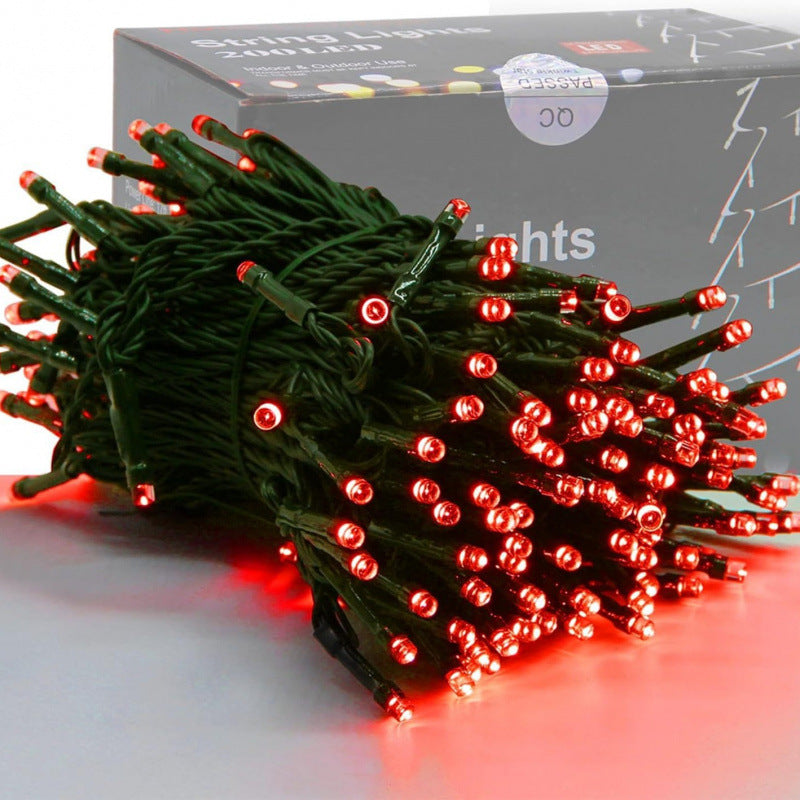 Solar Outdoor Christmas String Lights – Waterproof, 8 Lighting Modes