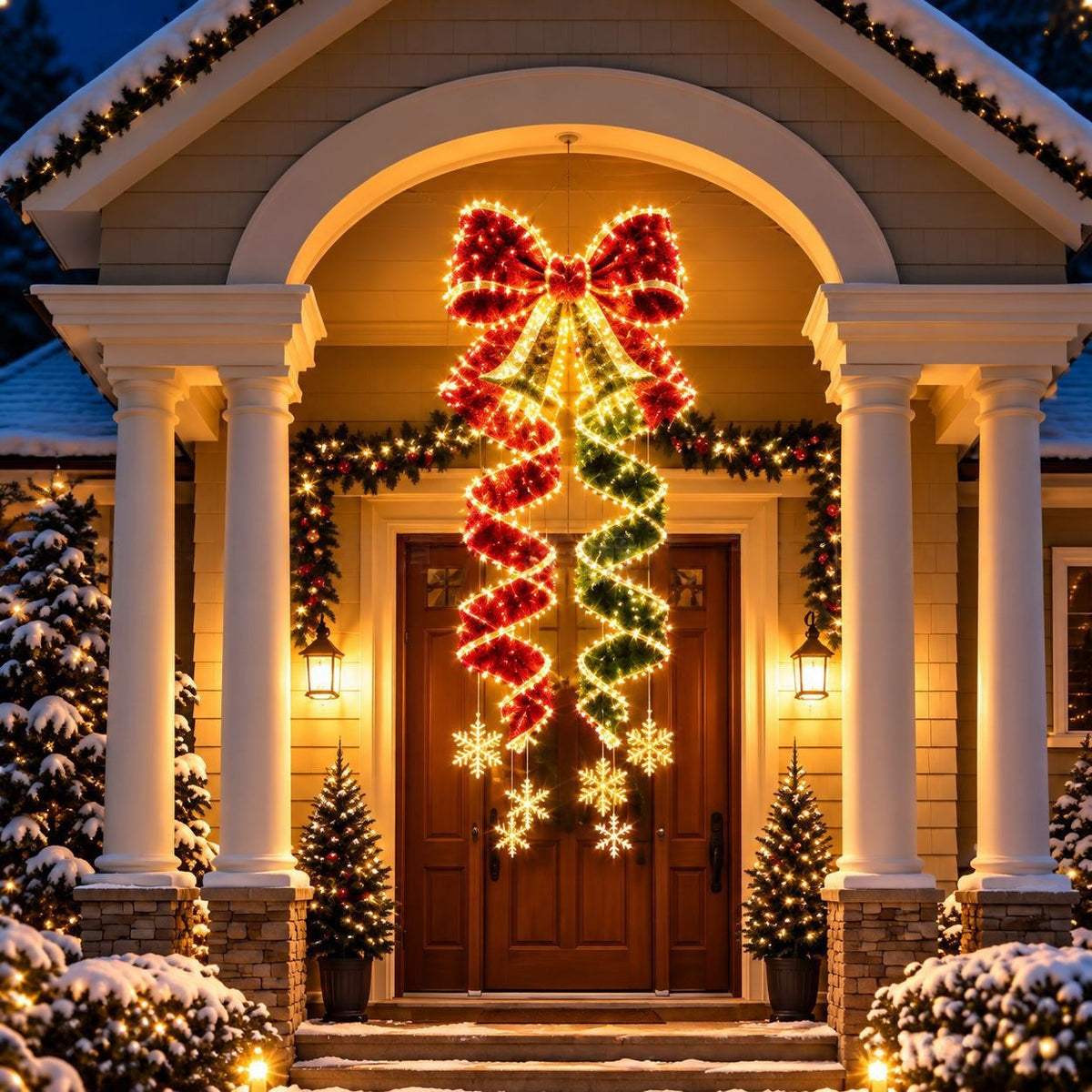 Hanging LED Light-Up Christmas Ornaments