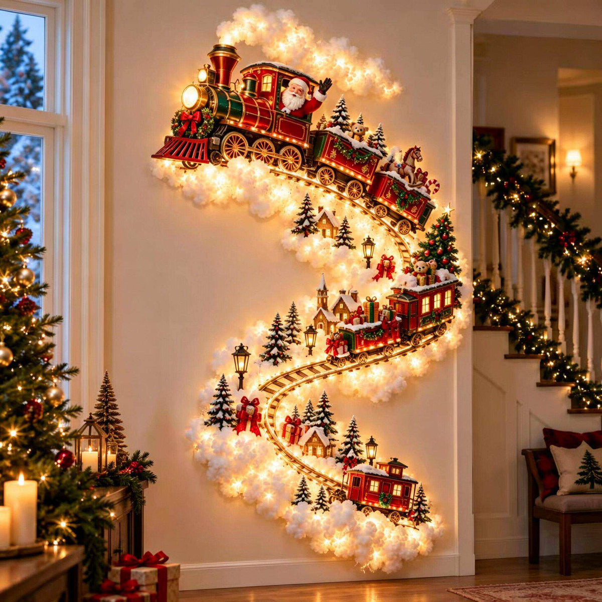 Christmas LED wall night light – photo 7