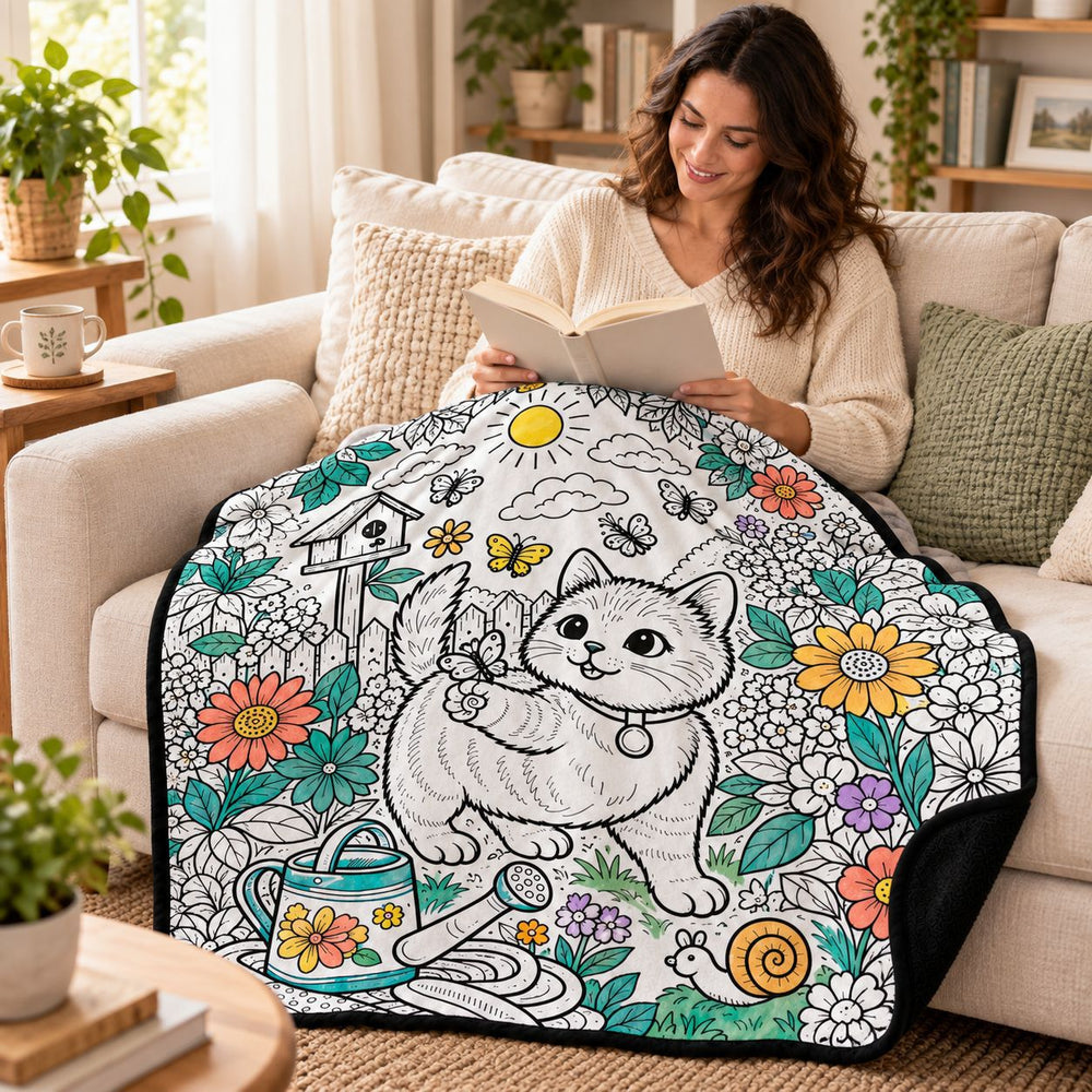 Christmas DIY Decal Blanket