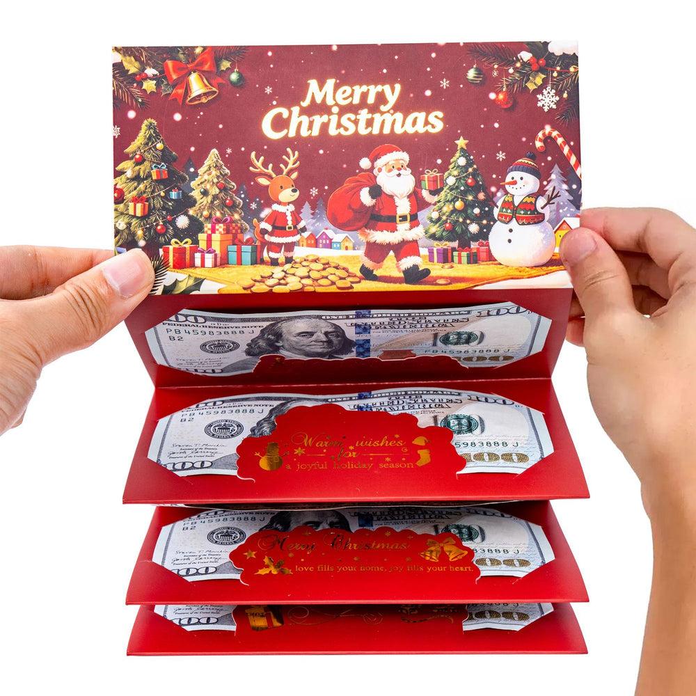 Christmas Dollar Red Envelope Party Money Box