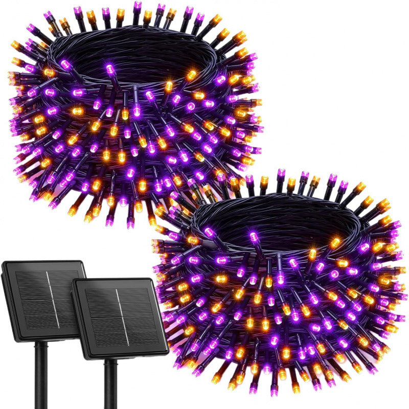 Solar Outdoor Christmas String Lights – Waterproof, 8 Lighting Modes