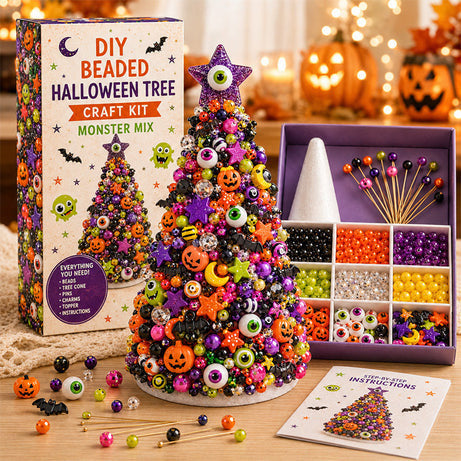 Cross-border bestseller DIY Beaded Christmas Tree Craft Kit