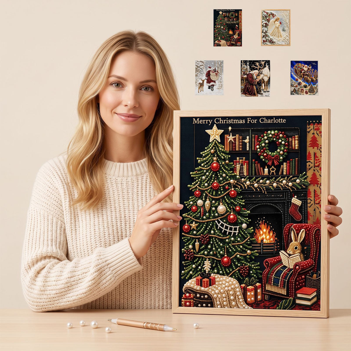 3D Christmas Diamond Painting Kit