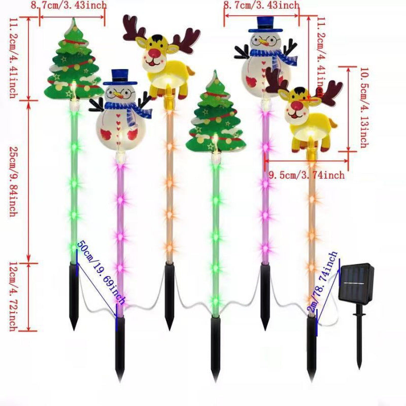 Solar Powered Christmas Decorative Outdoor Lights