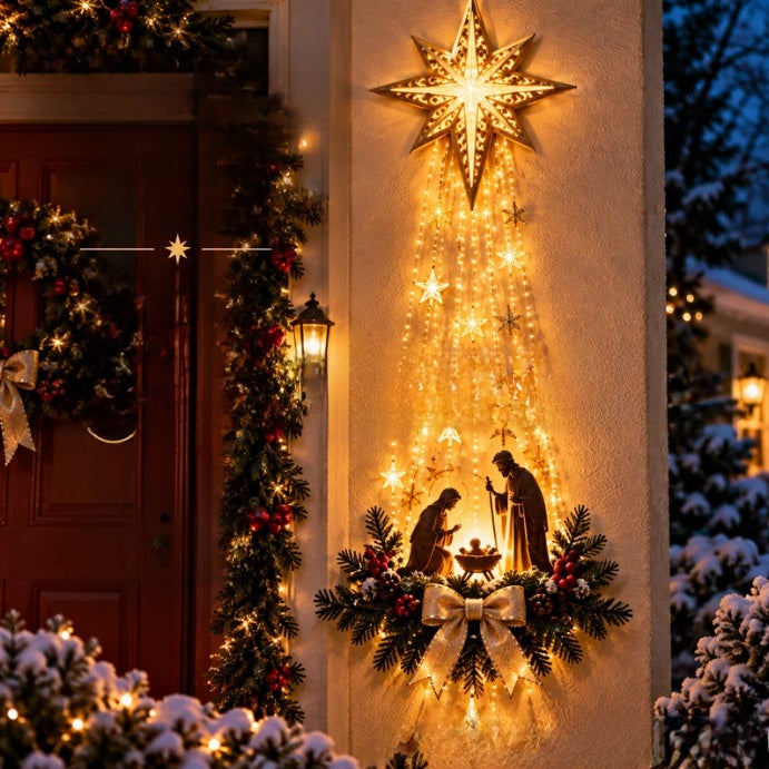 Hanging LED Christmas Light Decoration