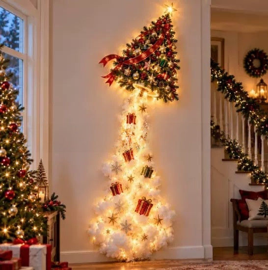 Glowing Christmas Door Hanger