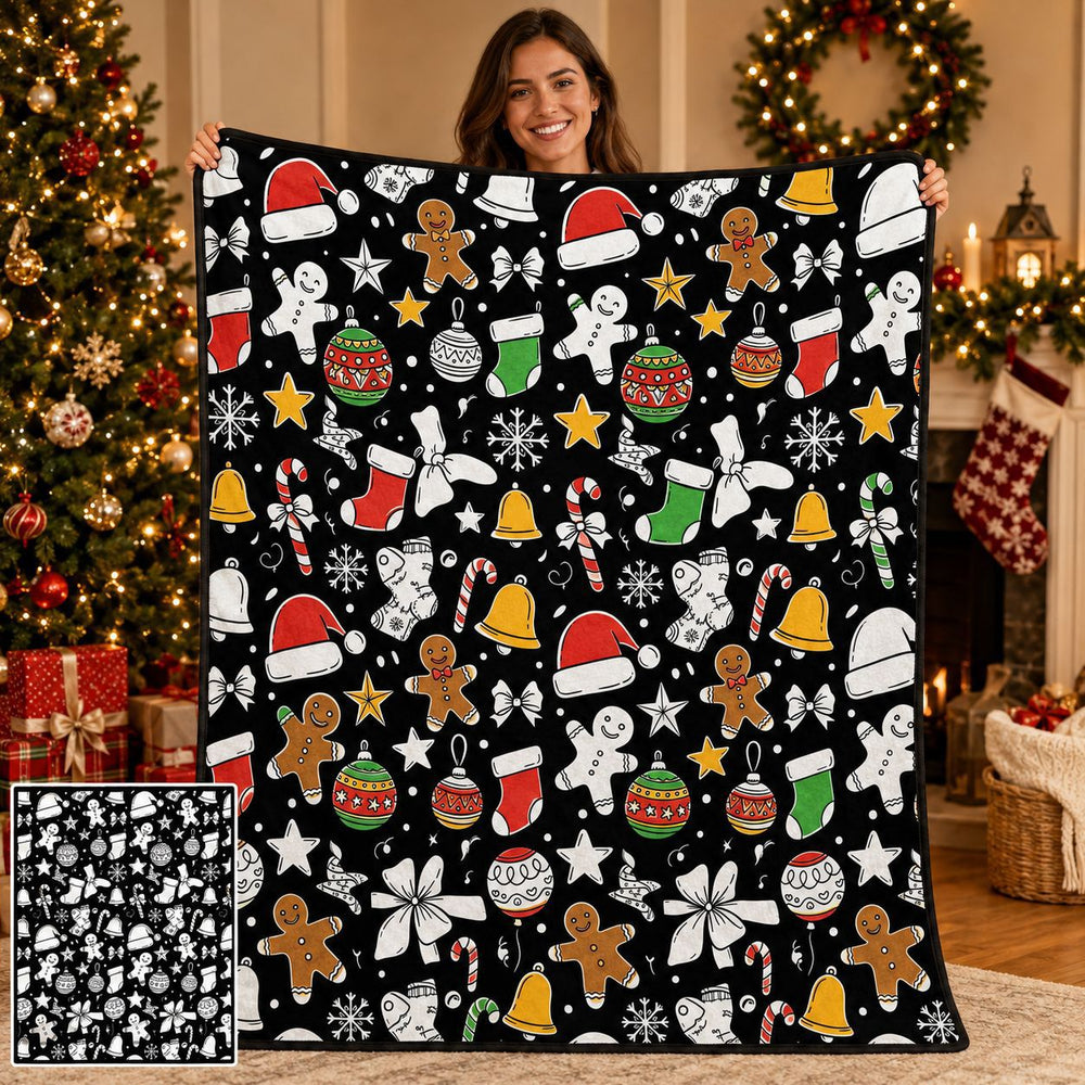 DIY Christmas Coloring Blanket