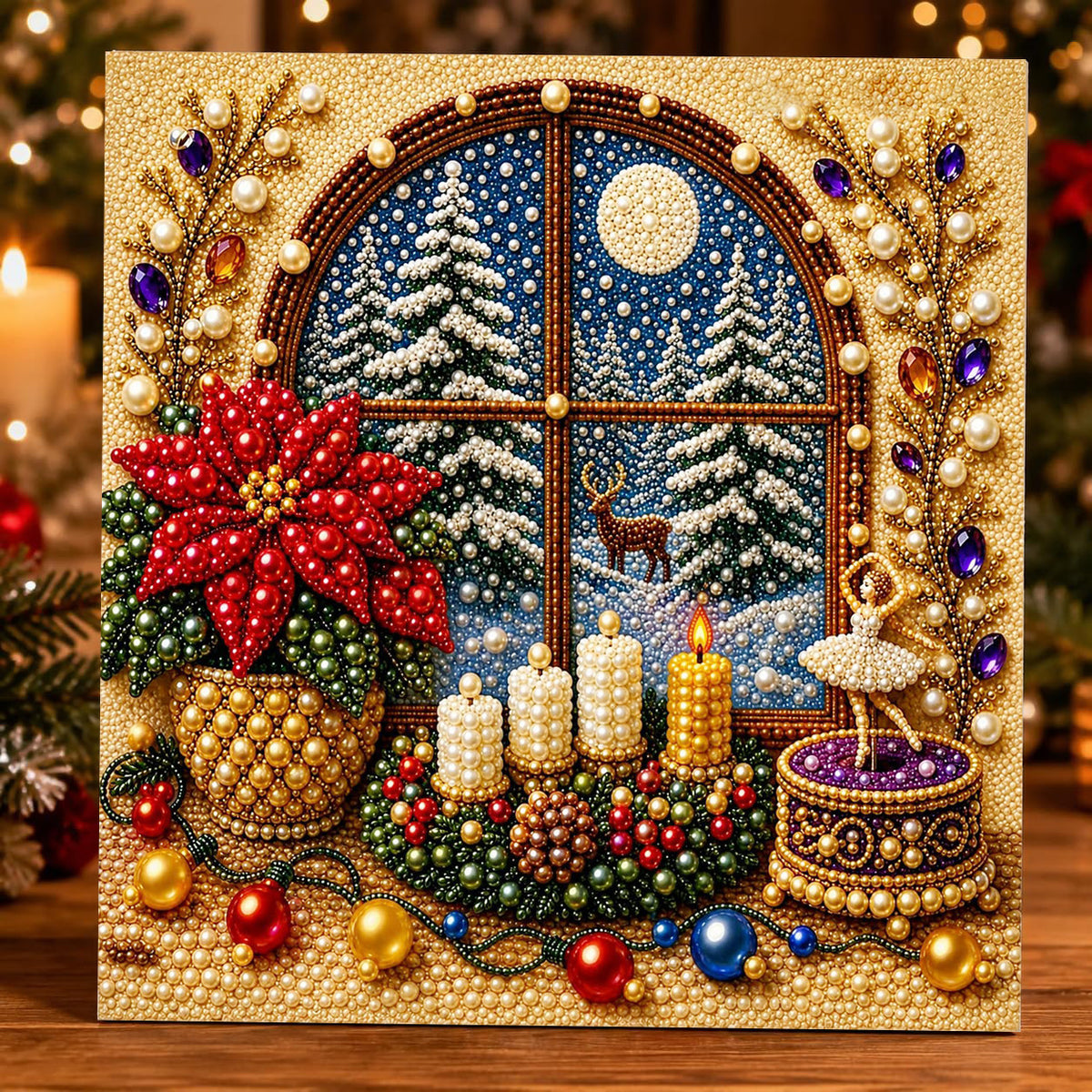 Christmas Angel & Bell Diamond Painting Kit