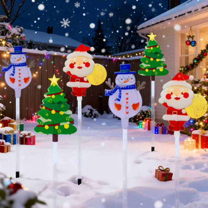 Solar Christmas Garden Stake Lights