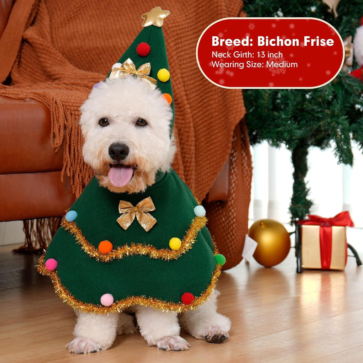Christmas Dog & Cat Cloak Costume
