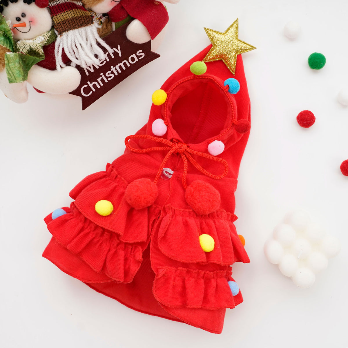 Christmas Tree Pet Cloak