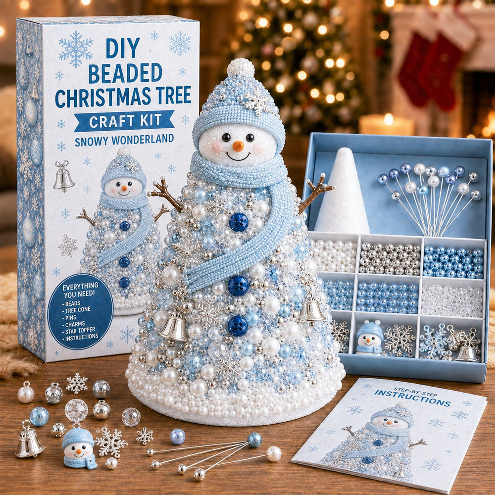 Cross-border bestseller DIY Beaded Christmas Tree Craft Kit