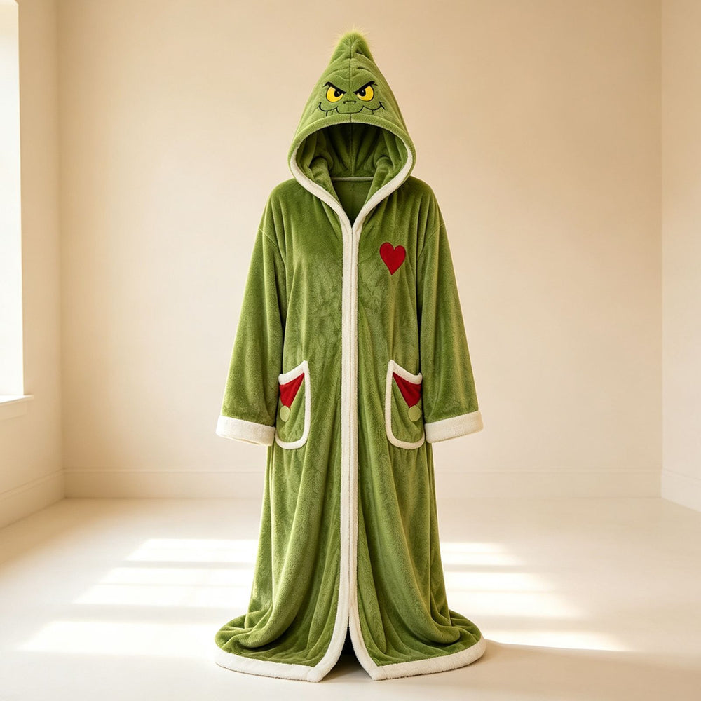 Christmas Velvet Cloak with Hood