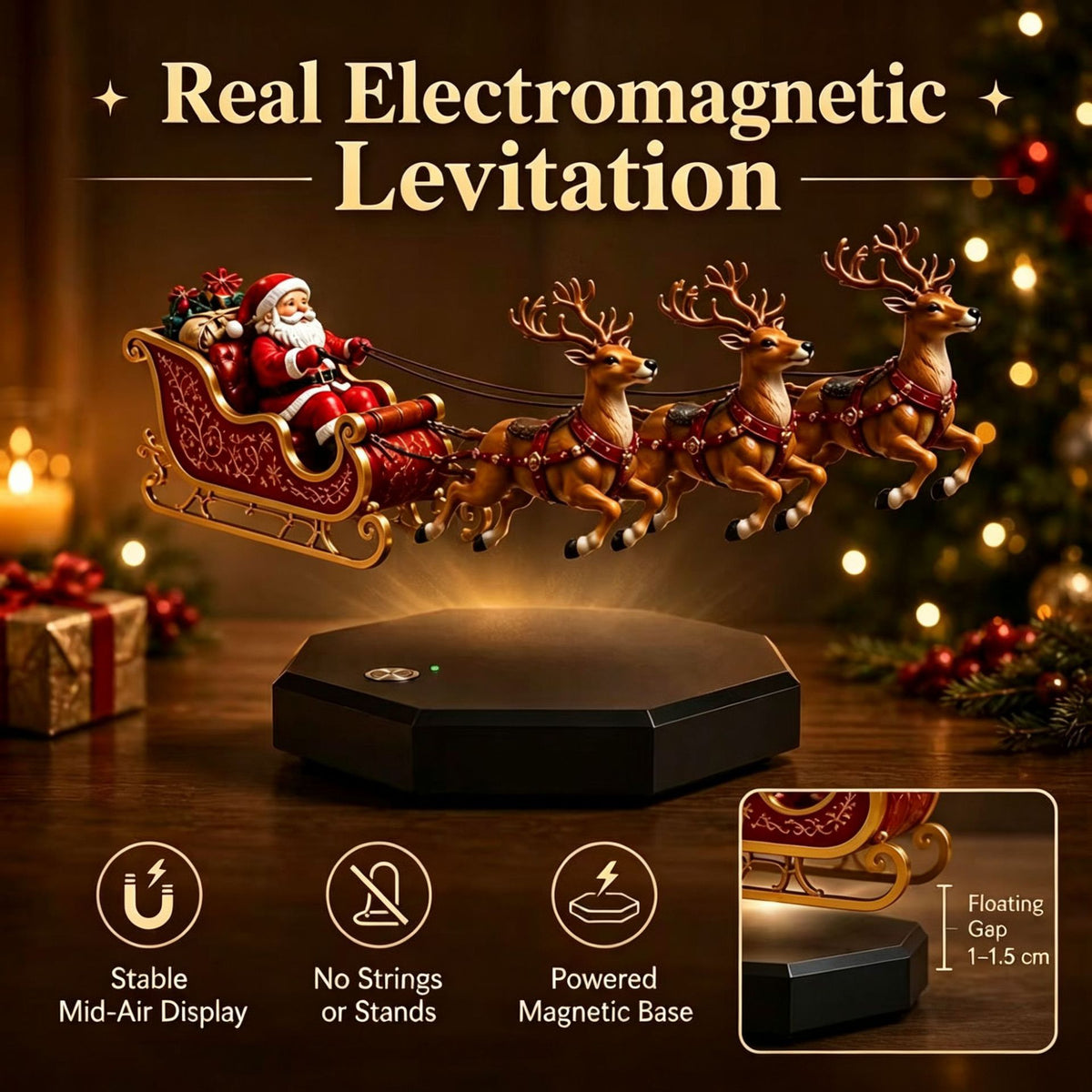 Santa's Sleigh Christmas Decoration