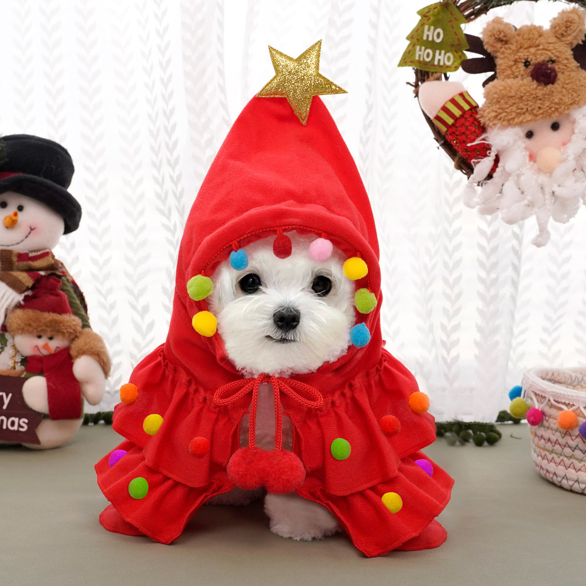 Christmas Tree Pet Cloak